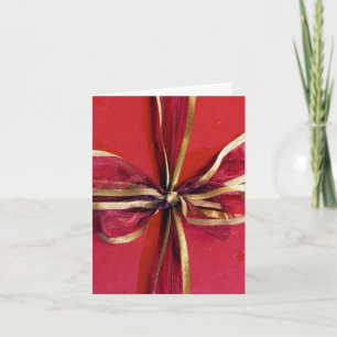Vakantiegift Wrap and Bows Feestdagen Kaart