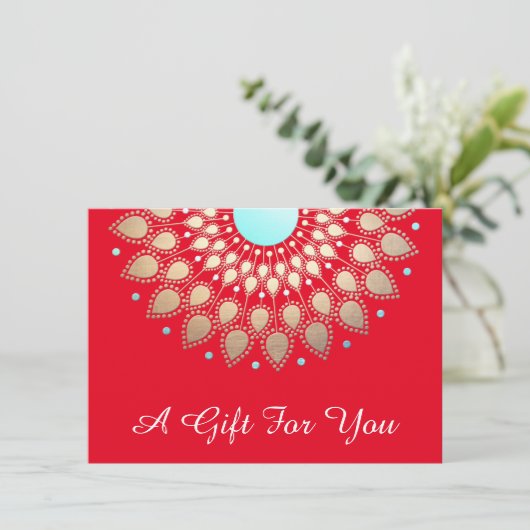 Vakantiegisterij Gold Lotus Salon en Spa Cadeaubon (Staand voorkant)