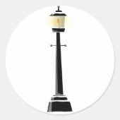 Vakantiegistering Design Ronde Sticker (Voorkant)