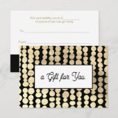 Vakantiegisterloon Salon Spa Cadeaubon (Voorkant / Achterkant)