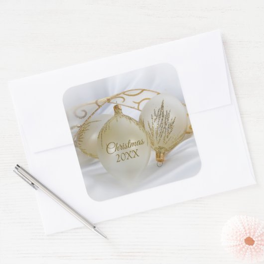 Vakantiegisters Vierkante Sticker (Envelop)