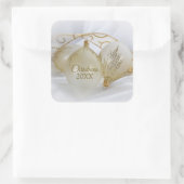 Vakantiegisters Vierkante Sticker (Tas)