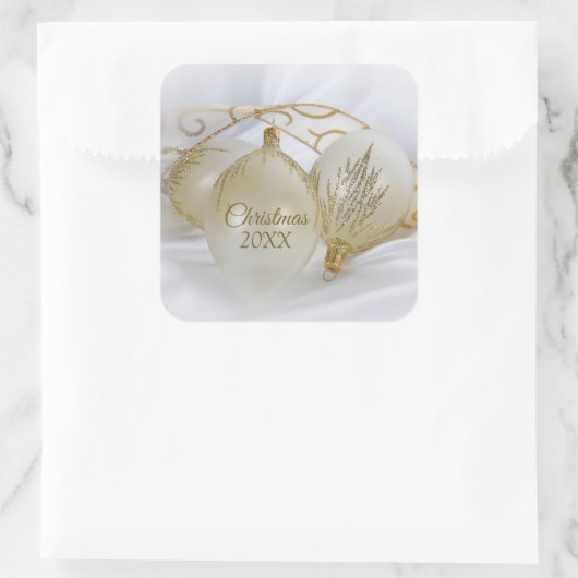 Vakantiegisters Vierkante Sticker (Tas)