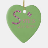 Vakantiegisters zijn voor altijd keramisch ornament (Rechts)