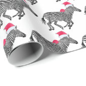 Vakantiegisterzebras met wildklempapier cadeaupapier (Rol Hoek)