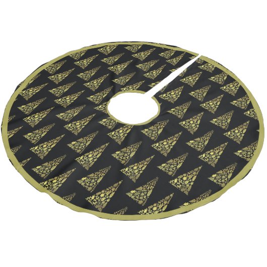 Vakantiegolens Elegant Modern Minimalistisch Kerstboom Rok (Gekanteld)