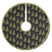 Vakantiegolens Elegant Modern Minimalistisch Kerstboom Rok (Voorkant)