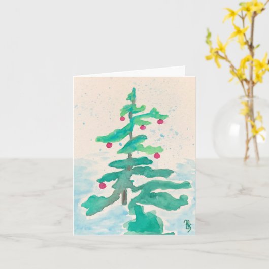 Vakantiegolf Kaart (Gele Bloem)