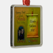 Vakantiegrafeerboek Metalen Ornament (Rechts)