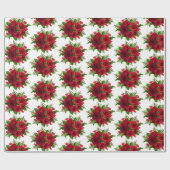 Vakantiegrande papierroze rozen cadeaupapier (Vlak)