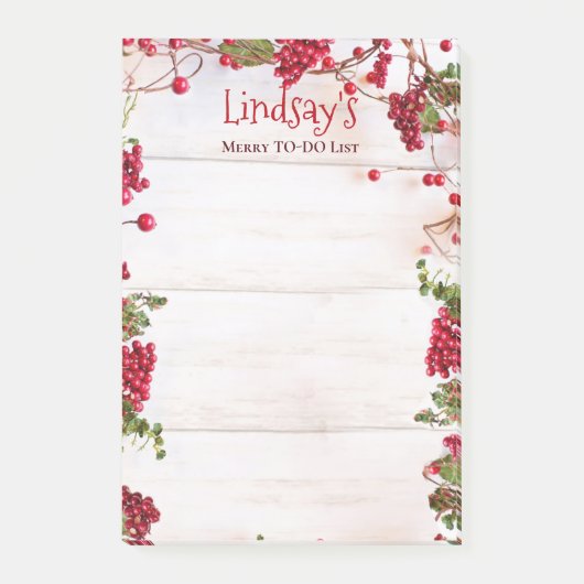 Vakantiegranen voor feestdagen post-it® notes (Voorkant)