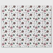 Vakantiegransportpapier (gedempt) cadeaupapier (Vlak)