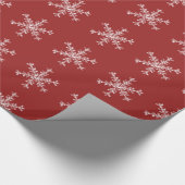 Vakantiegransportpapier - rood cadeaupapier (Hoek)