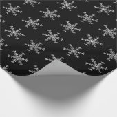 Vakantiegransportpapier - zwart cadeaupapier (Hoek)