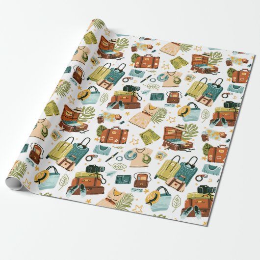 Vakantiegrauistpapier Cadeaupapier (Uitgerold)