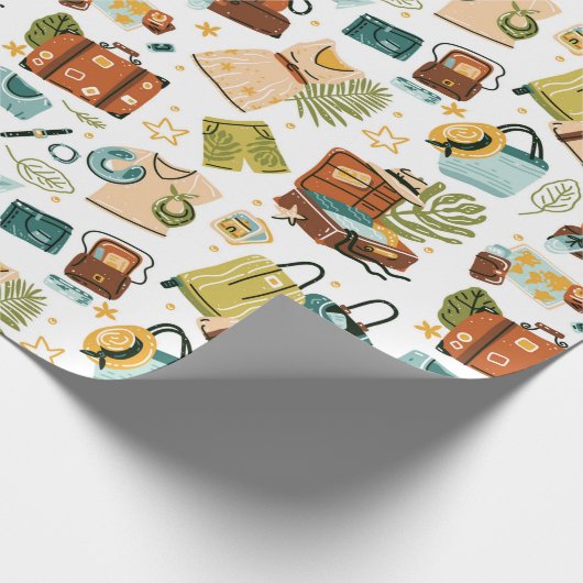 Vakantiegrauistpapier Cadeaupapier (Hoek)