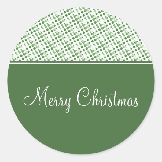 Vakantiegrens Kerst stickers (Voorkant)