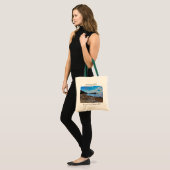 Vakantiegrens Kleine Canvas tas (Voorkant (model))