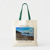 Vakantiegrens Kleine Canvas tas (Voorkant)