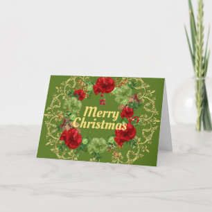 Vakantiegrens met gouden rand kaart