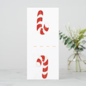 Vakantiegrens Snoep Naam Plaats kaarten (Staand voorkant)