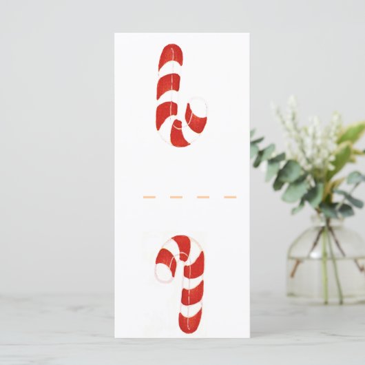 Vakantiegrens Snoep Naam Plaats kaarten (Staand voorkant)