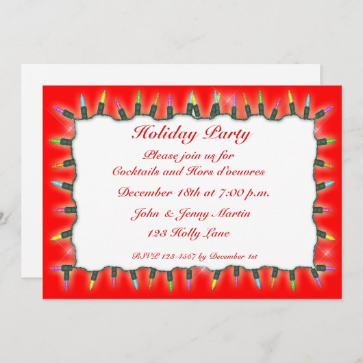 Vakantiegrens Uitnodiging (Voorkant / Achterkant)