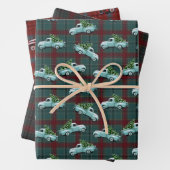 Vakantiegrens  vrachtwagens inpakpapier vel (In situ)