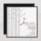 Vakantiegroei en uitnodiging tot invitering in Red (Voorkant / Achterkant)