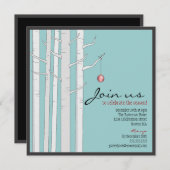 Vakantiegroei en uitnodiging tot invitering in Red (Voorkant / Achterkant)