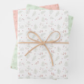 vakantiegroen inpakpapier vel (In situ)