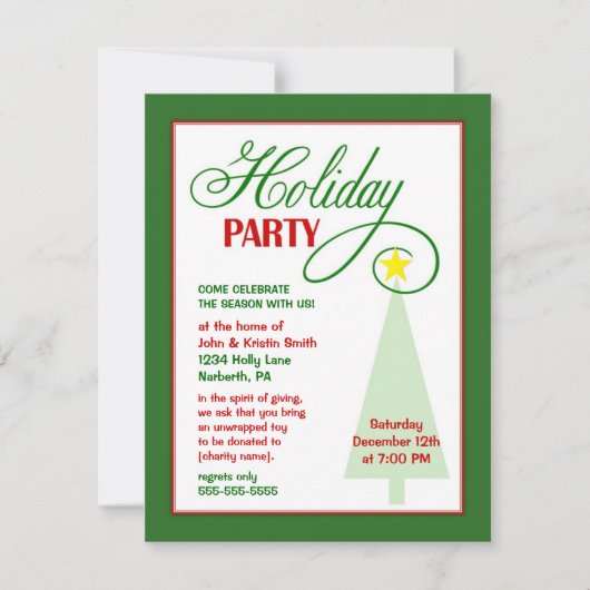 Vakantiegroep - Aangepaste oorzaak Kaart (Voorkant)