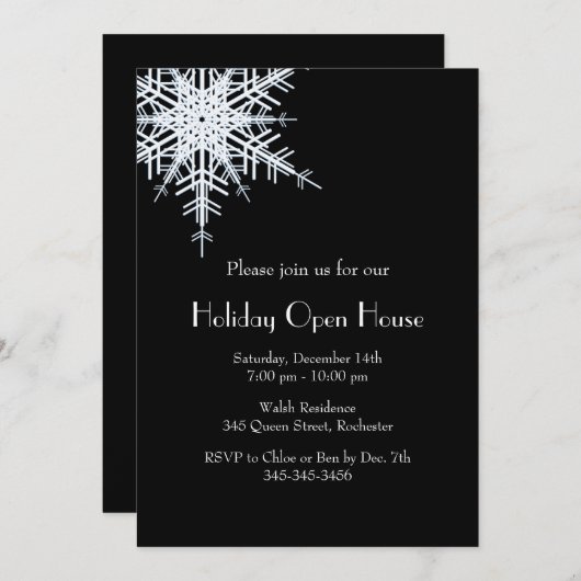 Vakantiegroep Snowy White Kaart (Voorkant / Achterkant)