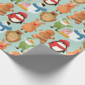 vakantiegroep | Verpakking Gift Kerstmis feestdage Cadeaupapier (Hoek)