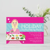 Vakantiegroepende partij kaart (Staand voorkant)