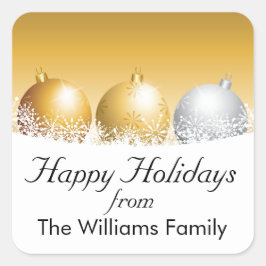 Vakantiegroeperingen op maat vierkante sticker