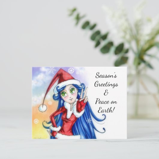 Vakantiegroet Briefkaart (Staand voorkant)