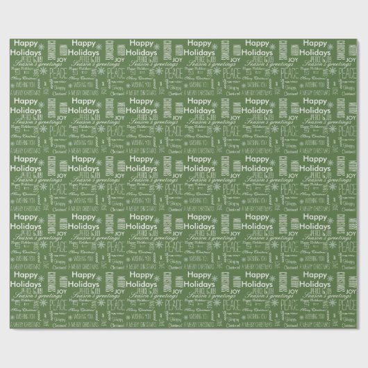 Vakantiegroet Cadeaupapier (Vlak)