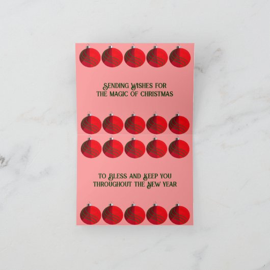 Vakantiegroet en notitiekaarten (Binnen)