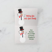 Vakantiegroet en notitiekaarten (Binnen)