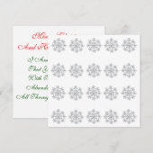 Vakantiegroet en notitiekaarten (Voorkant / Achterkant)