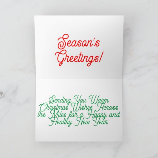 Vakantiegroet en notitiekaarten (Binnen)