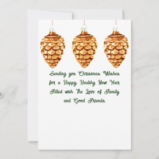 Vakantiegroet en notitiekaarten kaart (Achterkant)