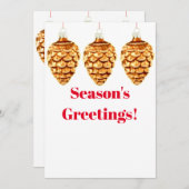 Vakantiegroet en notitiekaarten kaart (Voorkant / Achterkant)