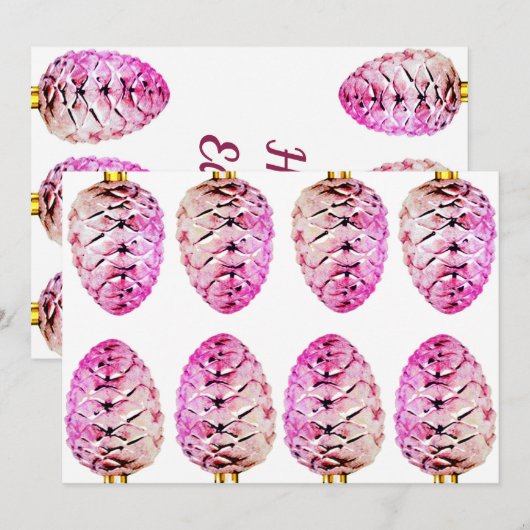 Vakantiegroet en notitiekaarten kaart (Voorkant / Achterkant)