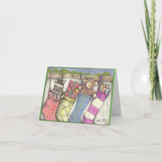 Vakantiegroet Feestdagen Kaart (Voorkant)