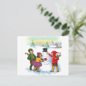 Vakantiegroet! Feestdagenkaart (Staand voorkant)