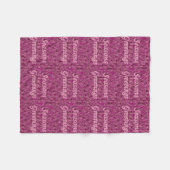 Vakantiegroet Fleece Deken (Voorkant (Horizontaal))