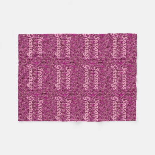 Vakantiegroet Fleece Deken (Voorkant (Horizontaal))