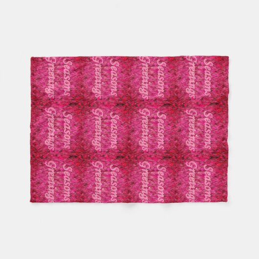 Vakantiegroet Fleece Deken (Voorkant (Horizontaal))